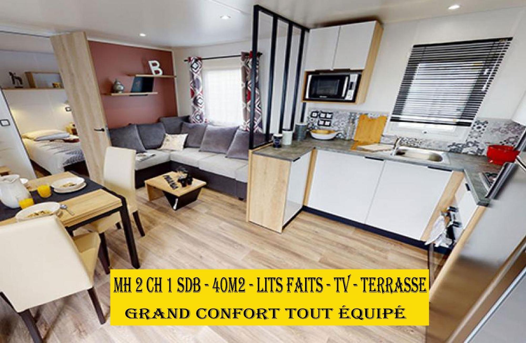 Mh6Pers-2Ch-1Sdb-Lits Faits-40M2-Terrasse-Tv--Grand Confort-Empl Calme-Kerlann Pont-Aven Exterior foto
